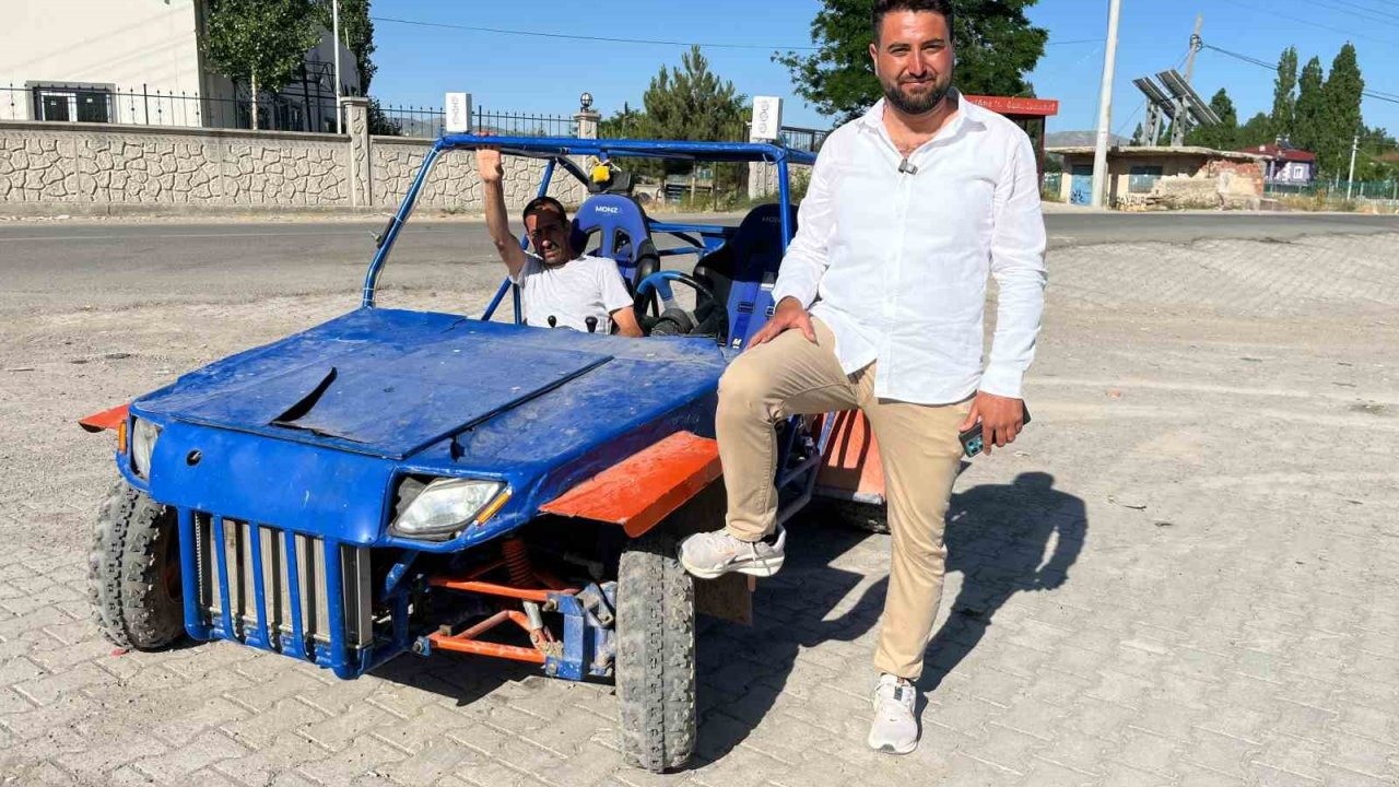 Su borularıyla arazi aracı üretti: 80 kilometre hıza ulaşıyor