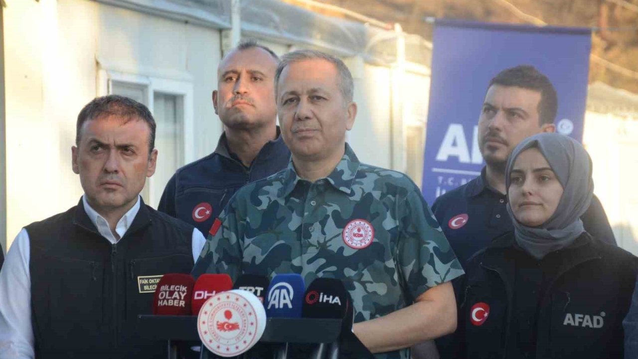 Bakan Yerlikaya: "Bilecik’te 360 hektar tarım alanının zarar gördüğünü tespit ettik"