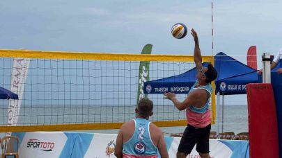 Trabzon’da Uluslararası Plaj Voleybolu heyecanı başladı