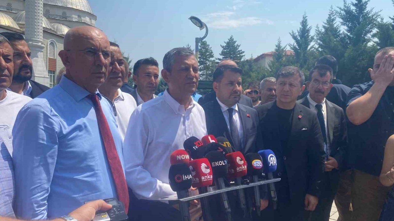CHP Genel Başkanı Özel: "Doğruya doğru diyeceğiz, yanlışa yanlış diyeceğiz"
