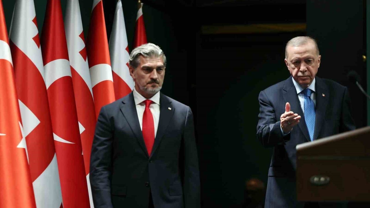 Cumhurbaşkanı Erdoğan: "Gürcistan ile yeni ticaret hedefimiz 5 milyar dolara emin adımlarla ilerliyoruz"