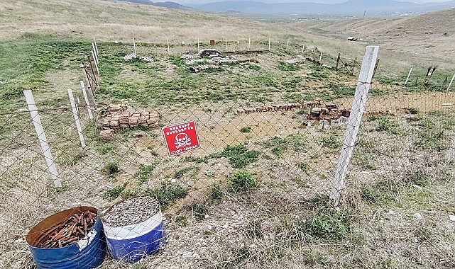 Hocalı’da çok sayıda mühimmat ve patlayıcı madde bulundu