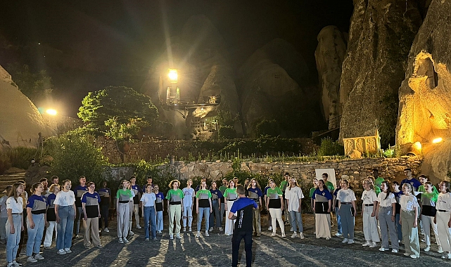 Rus Mırea Oda Korosu Kapadokya’da unutulmaz konser verdi