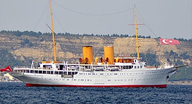 'Savarona' yenilenmiş haliyle denize kavuştu