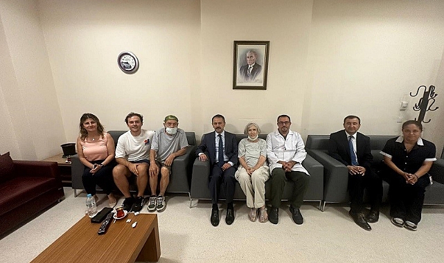 Vali İlhami Aktaş’tan, Kıbrıs Gazisi Ahmet Cahit Önder’e geçmiş olsun ziyareti