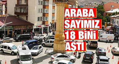 Bayburt'ta araç sayısı 18 bin 372 oldu