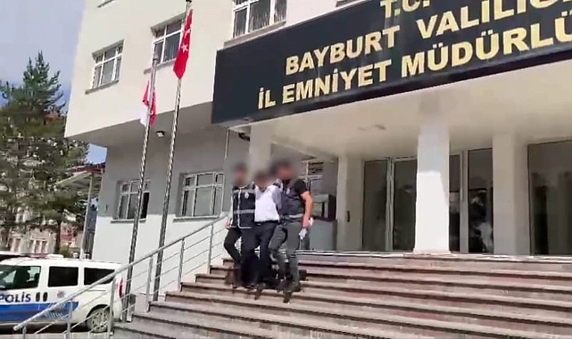 Araması olan şahıs Bayburt'ta yakalandı