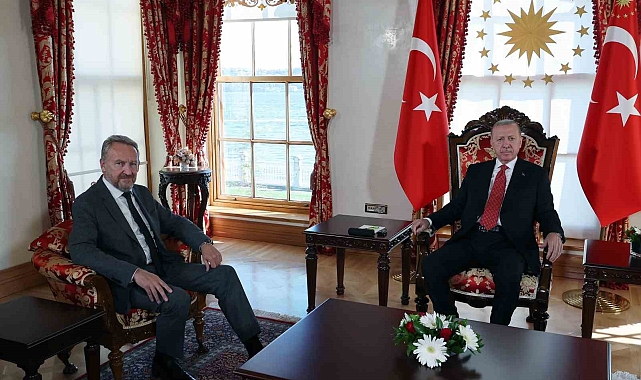 Cumhurbaşkanı Erdoğan, SDA Genel Başkanı İzetbegoviç'i kabul etti
