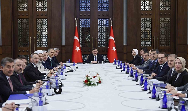 Cumhurbaşkanı Yardımcısı Yılmaz, Bağımlılıkla Mücadele Yüksek Kurulu toplantısında konuştu