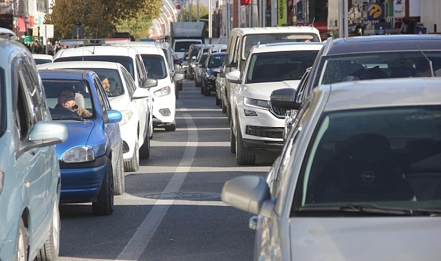 Erzincan'da araç sayısı 75 bin 184 oldu