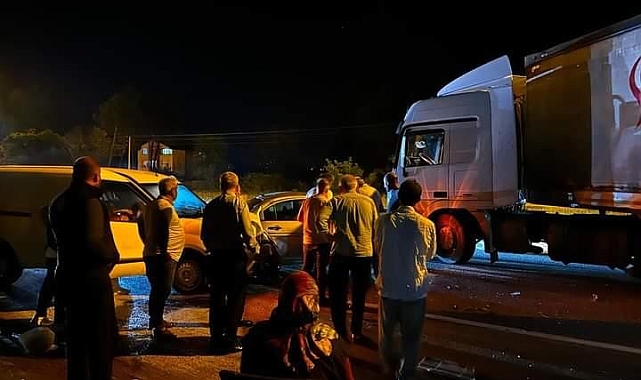 Samsun'da zincirleme kaza: 2 yaralı