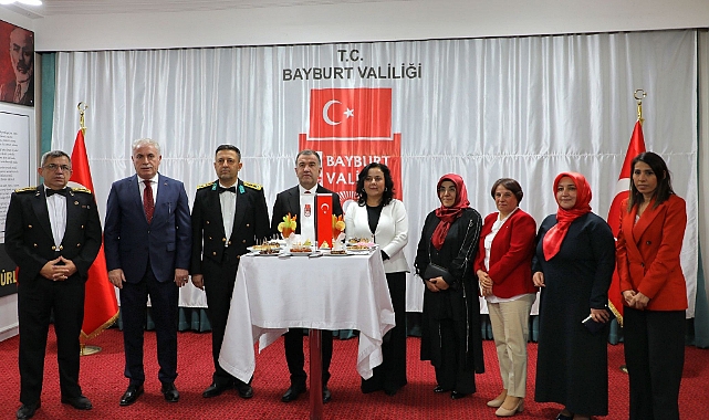 Bayburt'ta Cumhuriyet resepsiyonu düzenlendi