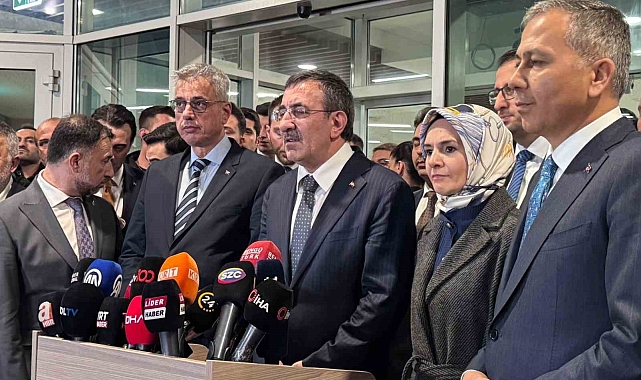 Cumhurbaşkanı Yardımcısı Yılmaz: "Teröristler ve bunları araç olarak kullananlar hiçbir zaman amaçlarına ulaşamayacaklar"