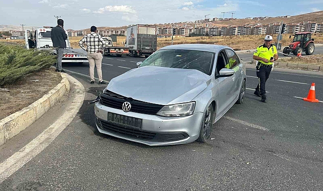 Elazığ'da trafik kazası: 2 yaralı