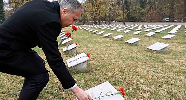 Bakan Yerlikaya, Budapeşte'de Galiçya Türk Şehitliğini ziyaret etti