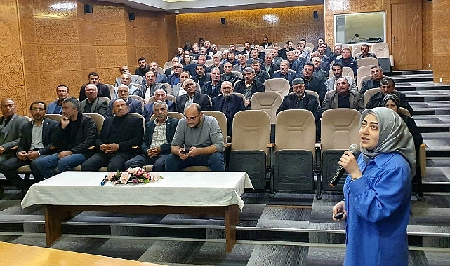 Muhtarlara içme suyu eğitimi