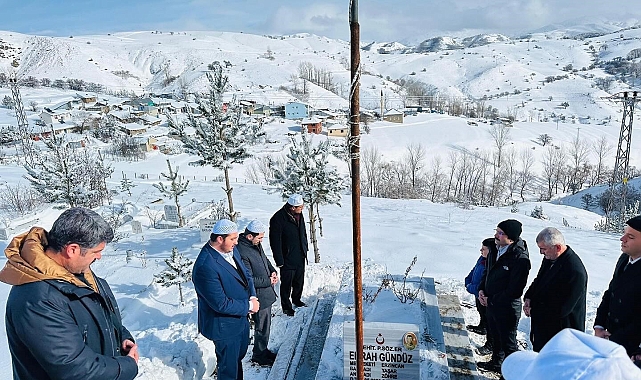 Şehit Gündüz birinci sene-i devriyesinde dualarla yad edildi