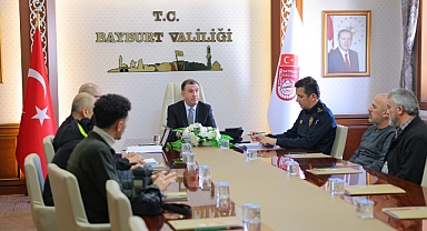 Bayburt’ta yaşanan asayiş olayları değerlendirildi