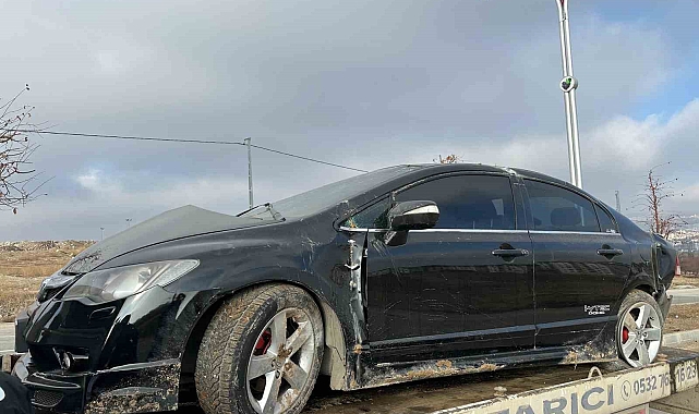 Elazığ'da trafik kazası: 2 yaralı