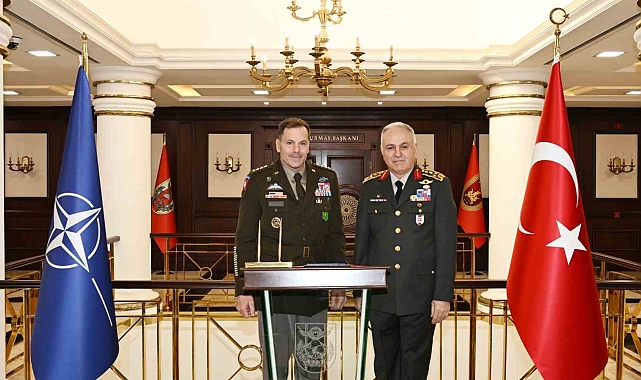 Genelkurmay Başkanı Orgeneral Gürak, NATO'nun yeni Müttefik Kara Komutanı ile bir araya geldi