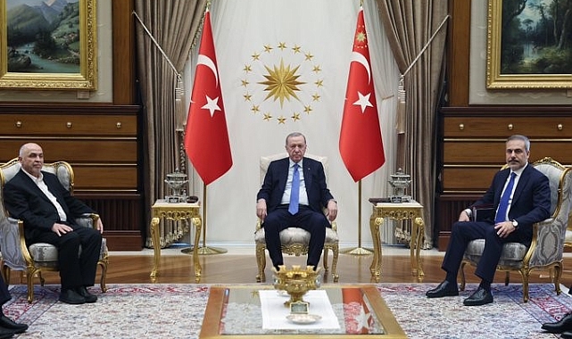 Cumhurbaşkanı Erdoğan Hamas heyetini kabul etti