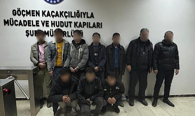 Elazığ'da 3 göçmen kaçakçısı ve 16 yabancı uyruklu şahıs gözaltına alındı