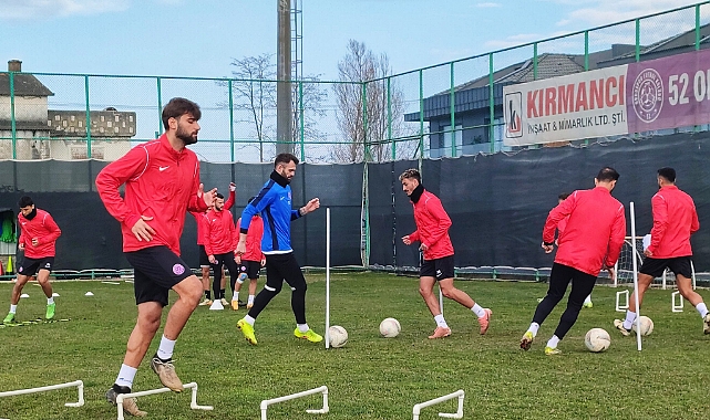 Orduspor Bayburt maçının hazırlıklarını tamamladı