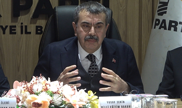 Bakan Tekin: "2024-2025 eğitim-öğretim yılında 9 bin 400 dersliğin 7 bin 500 tanesinin inşaatını tamamlayıp teslim ettik"