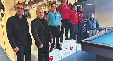 Bilardo şampiyonasında sonuçlar belli oldu