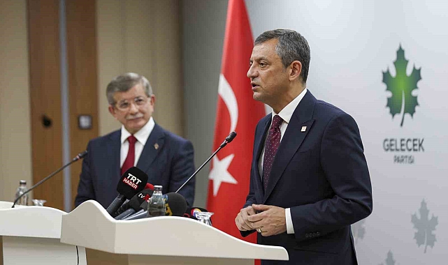 CHP Genel Başkanı Özel'den Davutoğlu'na ziyaret