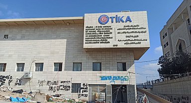 İsrail'in hedef aldığı Filistin-Türkiye Dostluk Hastanesi'ndeki yıkım görüntülendi