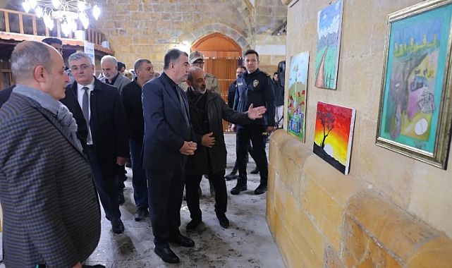 Tarihi Taşhan’da kurtuluş sergisi açıldı