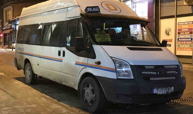 Bayburt'ta dolmuşlar için yeni dönem başladı nakit ödeme kaldırıldı