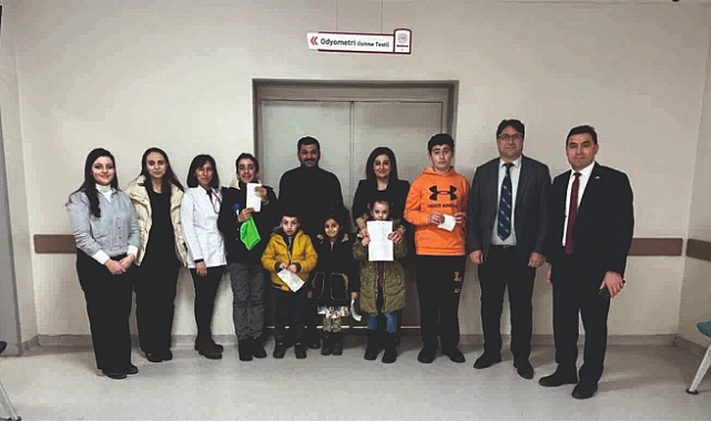 Çocuklara yönelik işitme taraması yapıldı