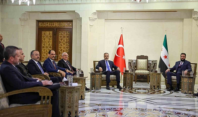 Dışişleri Bakanı Fidan, Milli Savunma Bakanı Güler ve MİT Başkanı Kalın, Suriye'de