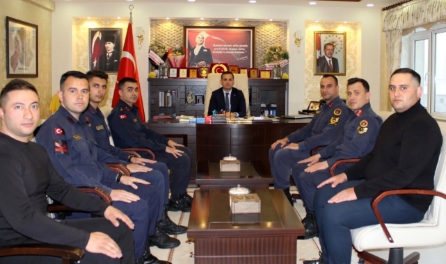 Jandarma personellerine başarı belgesi