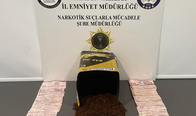 Samsun'da 650 gram bonzai ele geçirildi