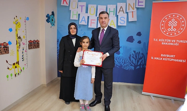 Bayburt'ta Kütüphane Haftası etkinlikleri