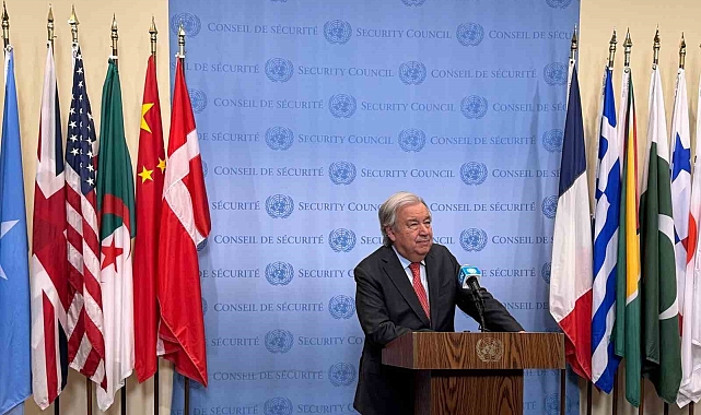 BM Genel Sekreteri Guterres'ten Türkiye'ye dayanışma mesajı