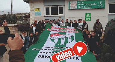 Konursuspor'dan görkemli şampiyonluk kutlaması