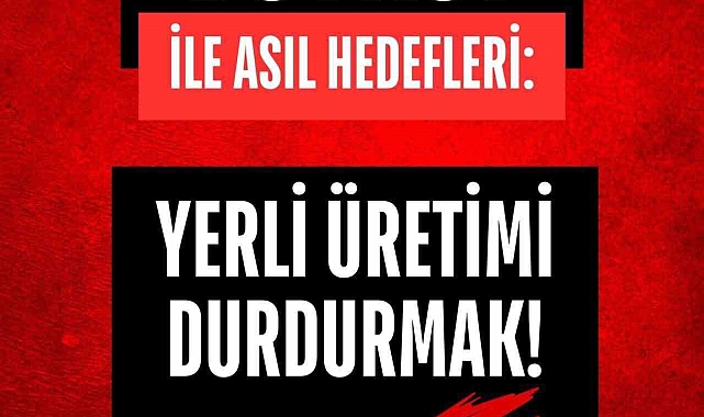 Milli Eğitim Bakanı Tekin: "Yerli markalara 'boykot' uygulamanın ülkemize zarar vereceği açıktır"