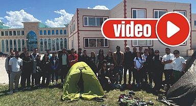 Öğrencilere kamp eğitimi