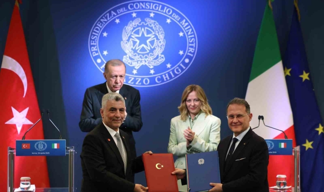 Türkiye ve İtalya arasında 11 anlaşma imzalandı