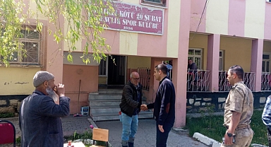 Aydıntepe Kaymakamı Böçkün, köyleri ziyaret etti