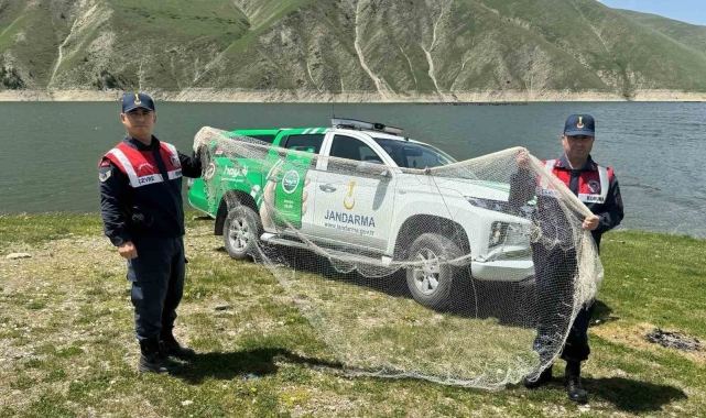 Jandarma kaçak avcıları yakaladı