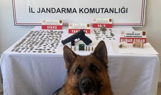 Jandarmadan tarihi eser ve uyuşturucu operasyonu