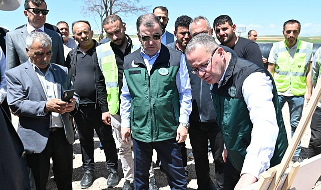 Kırklartepe barajı sulama borularına ilk kaynak vuruldu
