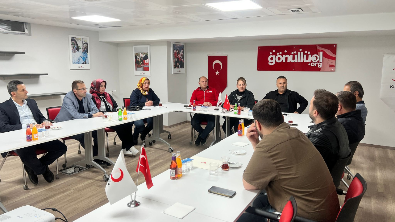 Kızılay yönetiminin Haziran ayı toplantısı gerçekleştirildi