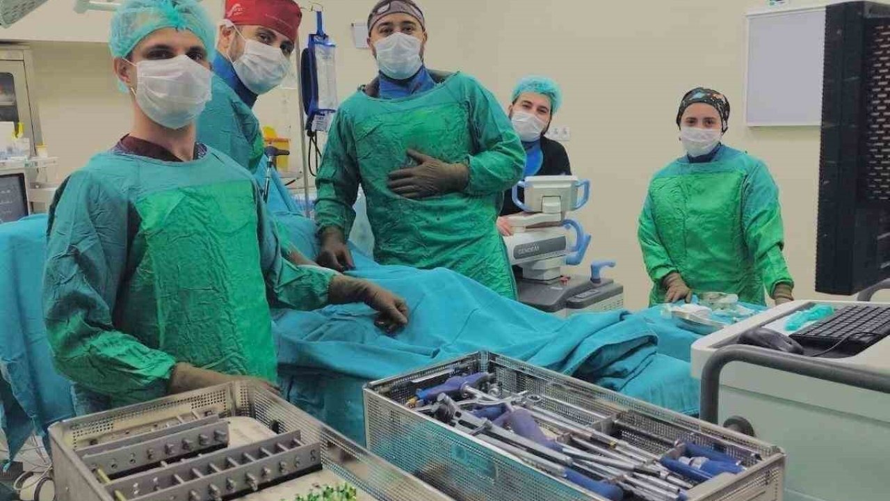 Bel kayması ameliyatı kapalı yöntemle başarılı bir şekilde gerçekleştirildi