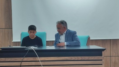Müftü Bayram Danacı, hafız adaylarıyla buluştu